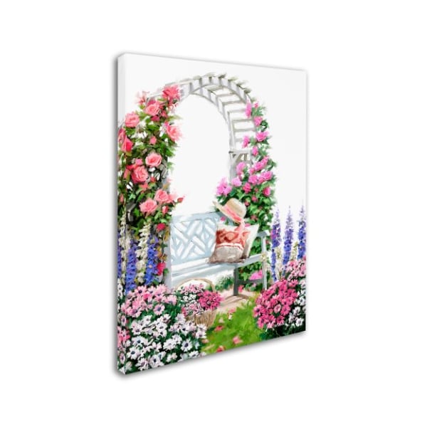 The Macneil Studio 'Rose Arbor' Canvas Art,18x24